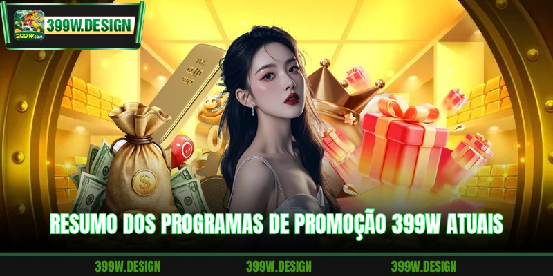 Resumo dos programas de promoção 399W atuais