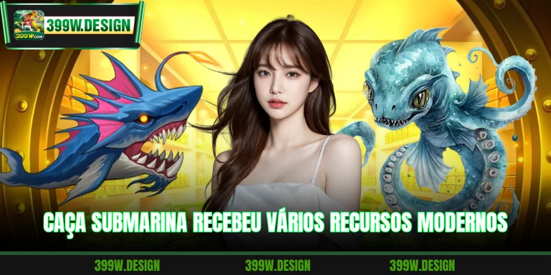 Caça submarina recebeu vários recursos modernos