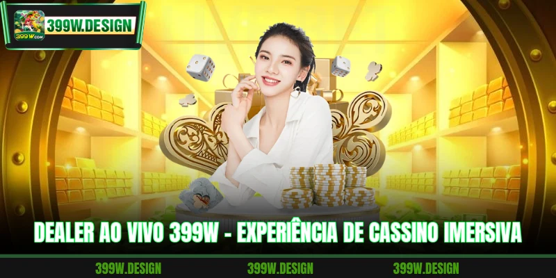 Dealer Ao Vivo 399W - Experiência De Cassino Imersiva