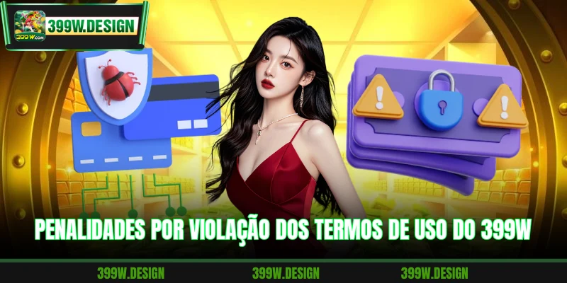 Penalidades por violação dos termos de uso do 399W