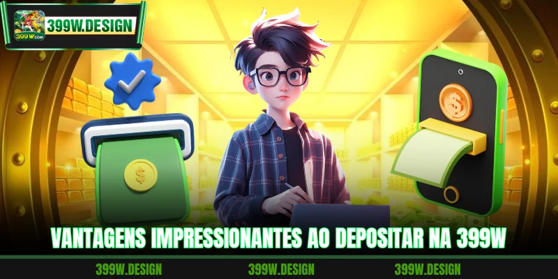 Vantagens impressionantes ao depositar na 399W